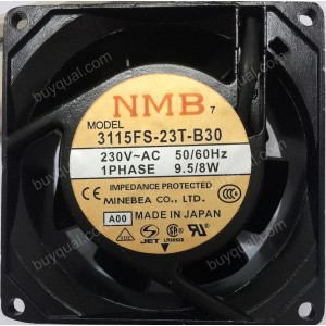 NMB 3115FS-23T-B30 230V 50/60Hz 9.5/8W Cooling Fan