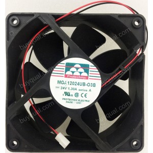 Magic MGA12024UB-O38 MGA12024UB-038 24V 1.3A 2wires Cooling Fan