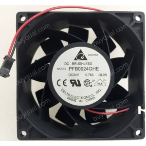 DELTA PFB0924GHE PFB0924GHE-F0K 24V 0.76A 2wires 3wires Cooling Fan - Picture need