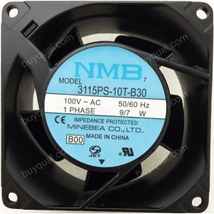 NMB 3115PS-10T-B30 3115PS-10T-B30-B00 100V 9/7W Cooling Fan
