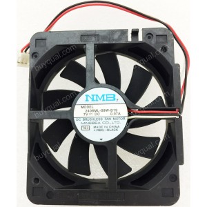 NMB 2406ML-09W-B19 7V 0.07A 3wires Cooling Fan