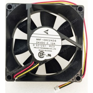 MitsubisHi MMF-08C24DS-RC3 24V 0.12A 3wires Cooling Fan