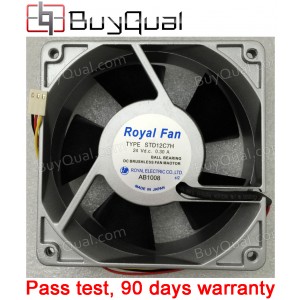 TYPE STD12C7H 24V 0.3A 7.2W 3wires cooling Fan