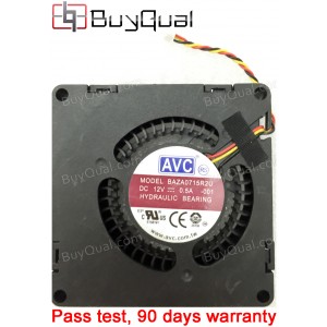 AVC BAZA0715R2U 12V 0.5A 3wires Cooling Fan - Used