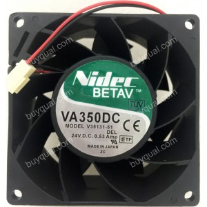NIDEC V35131-51 24V 0.53A 4wires Cooling Fan