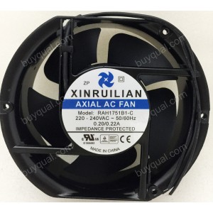 RUILIAN RAH1751B1-C 220/240V 0.20/0.22A 2wires cooling fan