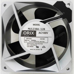 ORIX MU1238A-12B 100V 13/14W Cooling Fan