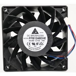 DELTA FFB1248EHE -F00 -CG57 48V 0.75A 2wires 3wires 4wires Cooling Fan
