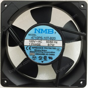 NMB 4710PS-10T-B20 100V 0.12/0.1A 8/7W 2wires Cooling Fan