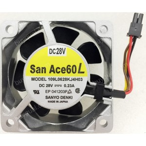 Sanyo 109L0628KJ4H03 28V 0.23A 4wires Cooling Fan