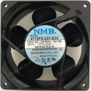 NMB 4715PS-23T-B30 230V 15/14W Cooling Fan