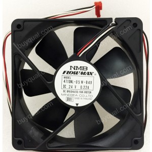 NMB 4710NL-05W-B49 24V 0.22A 3wires Cooling Fan