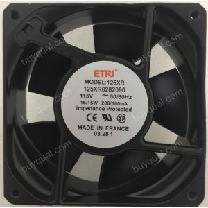ETRI 125XR0282090 115V 16/15W Cooling Fan - New