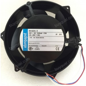 Ebmpapst DV6224/2 6224/2 24V 37W 3wires Cooling Fan