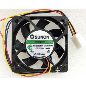 SUNON MF50101V1-Q020-S99 12V 1.44W 4wires Cooling Fan