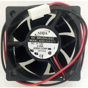 ADDA AD5012UB-C71 AD5012UX-C71 12V 0.30A 2wires cooling fan
