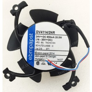 Ebmpapst DV4114/2NR 24V 850mA 20.5W 3wires Cooling Fan