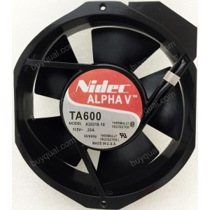 Nidec TA600 A30318-10 115V 0.35A Cooling Fan