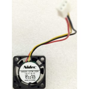 Nidec D02X-12TM 02A 12V 0.05A 3wires Cooling Fan