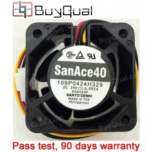 SANYO 109P0424H329 24V 0.095A 3wires Cooling Fan
