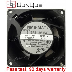 NMB 3115PS-12W-B30 115V 9/7W Cooling Fan
