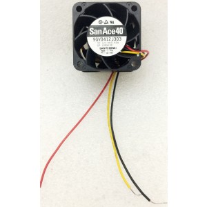 Sanyo 9GV0412J303 12V 0.6A 3wires Cooling Fan