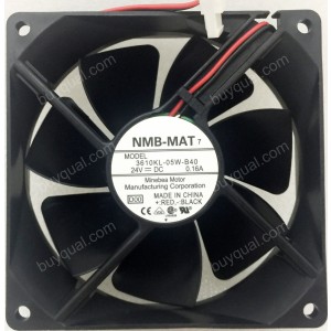 NMB 3610KL-05W-B40 24V 0.16A 2wires Cooling Fan