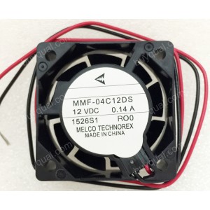 MitsubisHi MMF-04C12DS-RO0  MMF-04C12DS-ROO  MMF-04C12DS-R00 12V 0.14A 2wires Cooling Fan