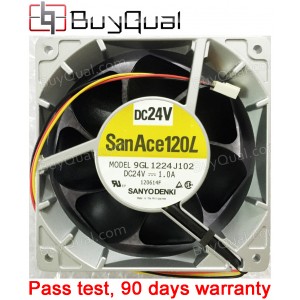 Sanyo 9GL1224J102 24V 1A 24W 3wires Cooling Fan