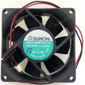 SUNON KD2408PTS1-6 24V 2.9W 2wires cooling fan