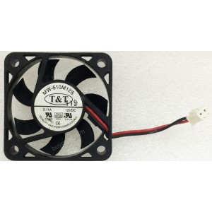 T&T MW-510M12S 12V 0.11A 2wires Cooling Fan