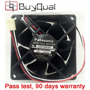 Panasonic ASFN86391 12V 250mA 440mA 3wires Cooling Fan -Used