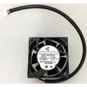 MitsubisHi MMF-06D24DS-A17 24V 0.1A 2wires Cooling Fan --NEW