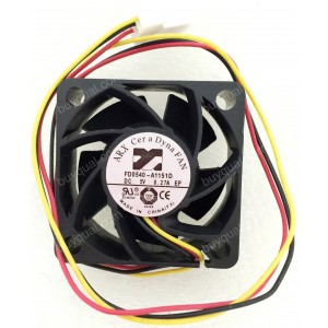 ARX FD0540-A1151D 5V 0.27A 3 wires Cooling Fan - Used