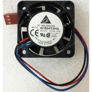 DELTA AFB0412HA AFB0412HA-F00 AFB0412HA-R00 12V 0.14A 2wires 3wires Cooling Fan