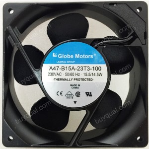 GLOBE MOTORS A47-B15A-23T3-100 230V 15/14W Cooling Fan