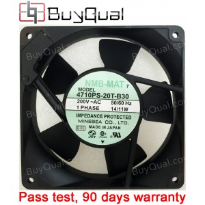 NMB 4710PS-20T-B30 4710PS-20T-B30-B00 200V 14/11W Cooling Fan