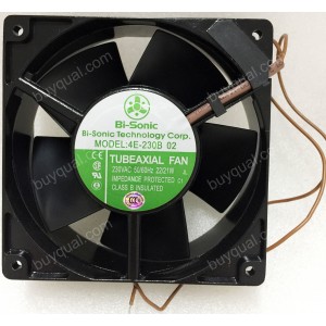 Bi-Sonic 4E-230B 4E-230B02 230V 22/21W Cooling Fan