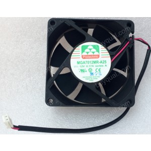 MAGIC MGA7012MR-A25 12V 0.17A 2wires cooling fan