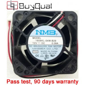 NMB 1608KL-04W-B29 T02 12V 0.08A 3wires Cooling Fan - New