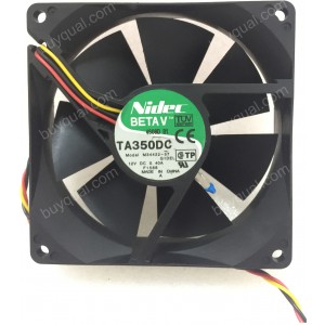 Nidec TA350DC M34422-57 12V 0.4A 3wires Cooling Fan