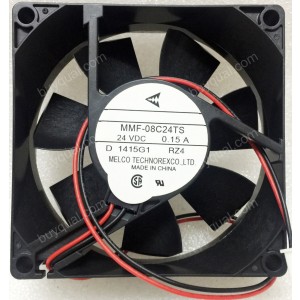 Mitsubishi MMF-08C24TS-RZ4 24V 0.15A 2wires cooling fan
