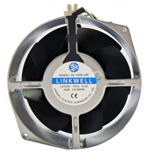 LINKWELL J2L-160B-230 230V 0.2A 2wires Cooling Fan