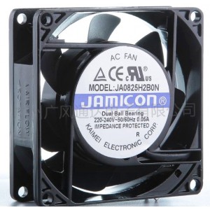 JAMICON JA0825H2B0N 220/240V 0.05A Cooling Fan