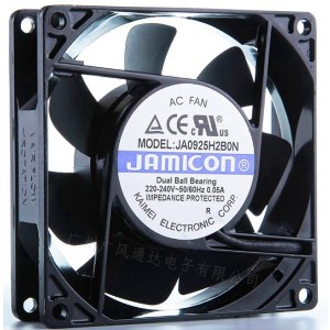 JAMICON JA0925H2B0N 220/240V 0.05A 2wires Cooling Fan