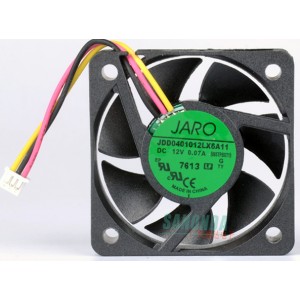 JARO JDD0401012LX6A11 12V 0.07A 3wires Cooling Fan