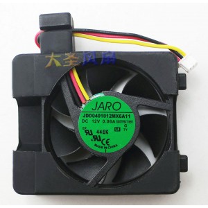 JARO JDD0401012MX6A11 12V 0.08A 3wires Cooling Fan