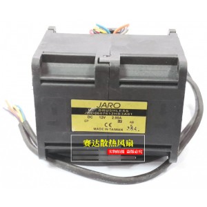 JARO JDD0607612HB3A01 120V 2.00A 8wires Cooling Fan 