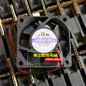 JAMICON JF0615S2HR-R 24V 0.13A 2wires Cooling Fan
