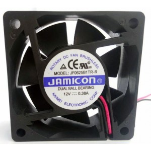JAMICON JF0625B1TR-R 12V 0.38A 2wires Cooling Fan